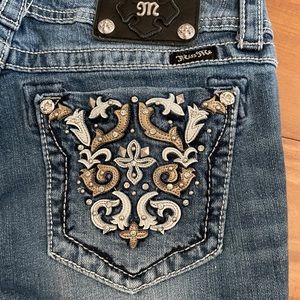 Miss me size 32 cuffed crop jeans